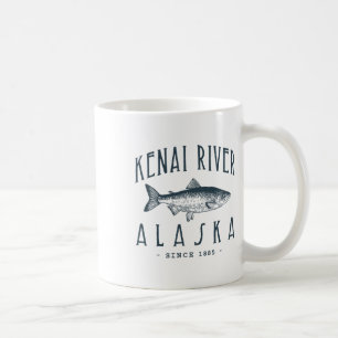 Kenai River Alaska Fishy Fisherman Funny Fishing L Coffee Mug