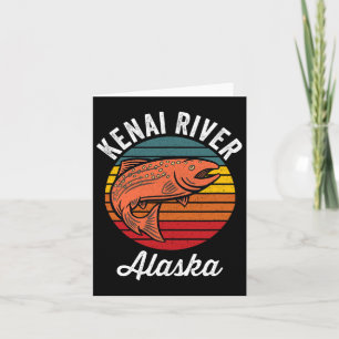 Kenai River Alaska Salmon Fishing  Card