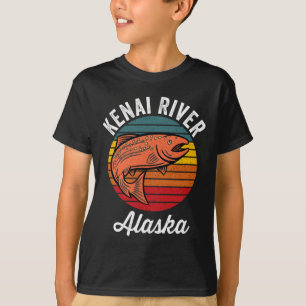 Kenai River Alaska Salmon Fishing  T-Shirt