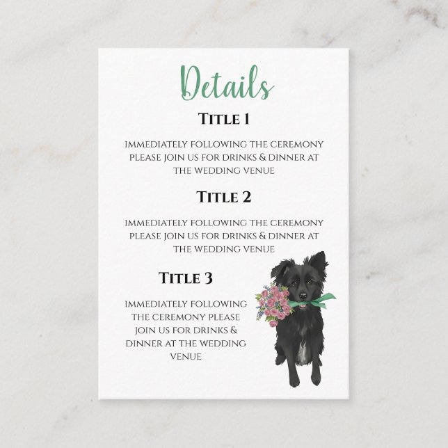 Kendal Enclosure Card (Front)