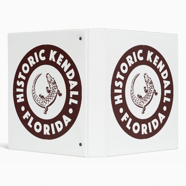 Kendall Florida Circle - Brown  Binder (Background)