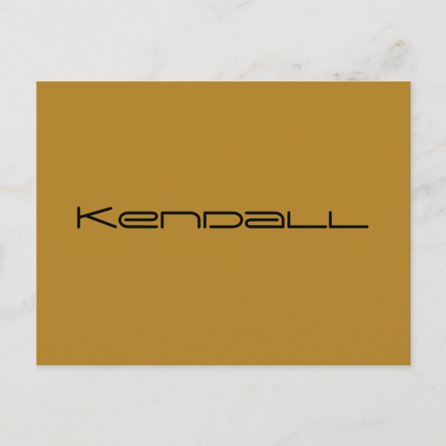 Kendall, name of Orphan Black character,geometric Postcard (Front)