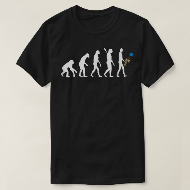 Kendama Player Evolution Japanese Game Cup Sport T T-Shirt (Design Front)