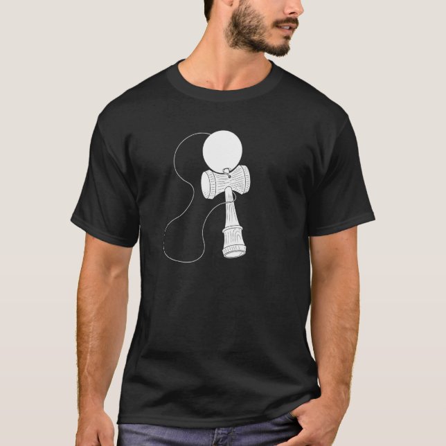 Kendama Player Kendama Apparel Kendama Trick Train T-Shirt (Front)