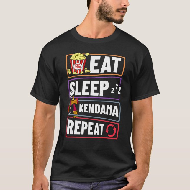 Kendama Trick Japanese Toy Ball Game Beginner T-Shirt (Front)