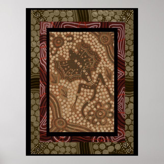 Kendi Frill Neck Lizard Poster (Front)
