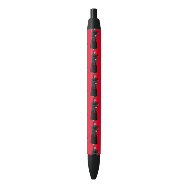 Kendo Black Ink Pen (Front Vertical)