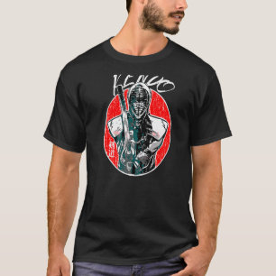 Kendo Bushido Samurai Ninja Japanische Kampfkunst  T-Shirt