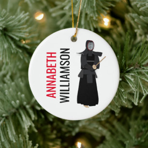 Kendo Ceramic Ornament