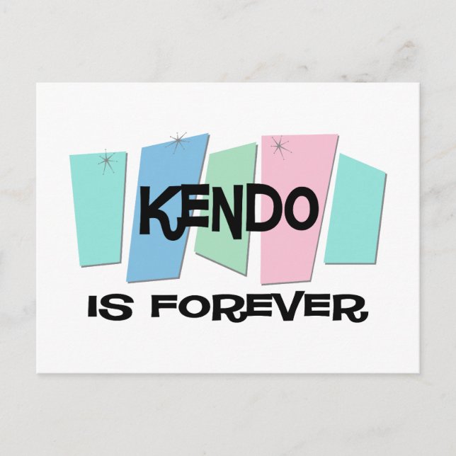 Kendo Is Forever Postcard (Front)