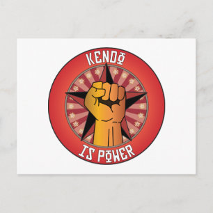 Kendo Is Power Postcard