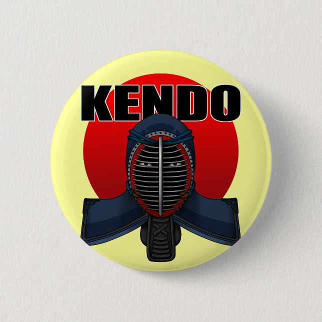 Kendo men1 2 inch round button (Front)