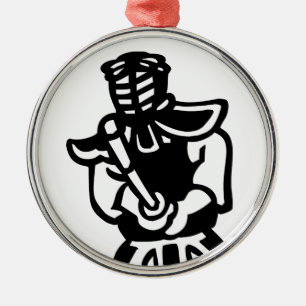 kendo metal ornament