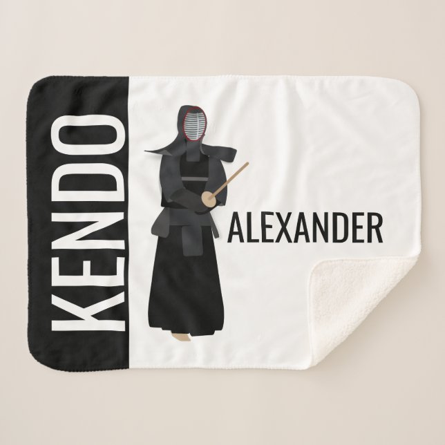 Kendo Sherpa Blanket (Front (Horizontal))