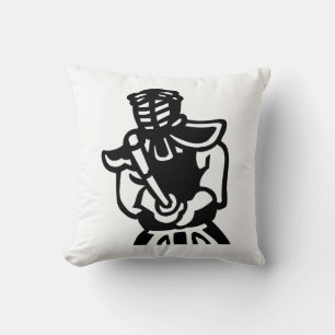 Kendo Throw Pillow