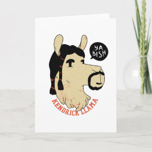 Kendrick Llama Card