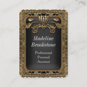 Kendylle  Elegant  Professional Round Business Card