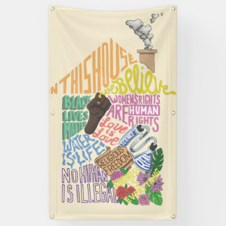 Kenji Kimura Kindness Is Everything Outdoor Banner