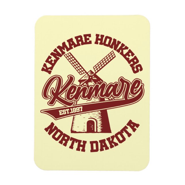 Kenmare, North Dakota Magnet (Vertical)