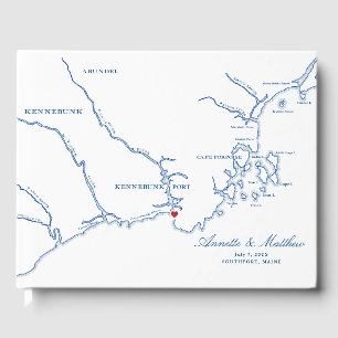 Kennebunkport Maine Wedding Guest Book