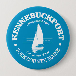 Kennebunkport (sailboat) 4 inch round button