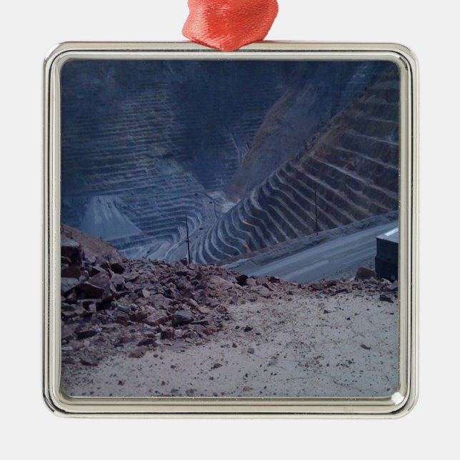 Kennecott Copper Mine Metal Ornament (Front)