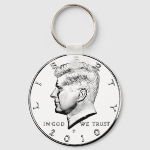 KENNED HALF DOLLAR KEYCHAIN