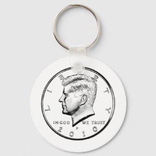 KENNED HALF DOLLAR KEYCHAIN