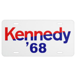 Kennedy '68 license plate