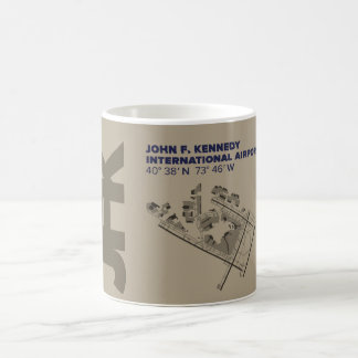 Kennedy Airport (JFK) Diagram Mug