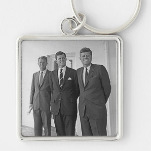 Kennedy Brothers, John, Ted, Robert Keychain