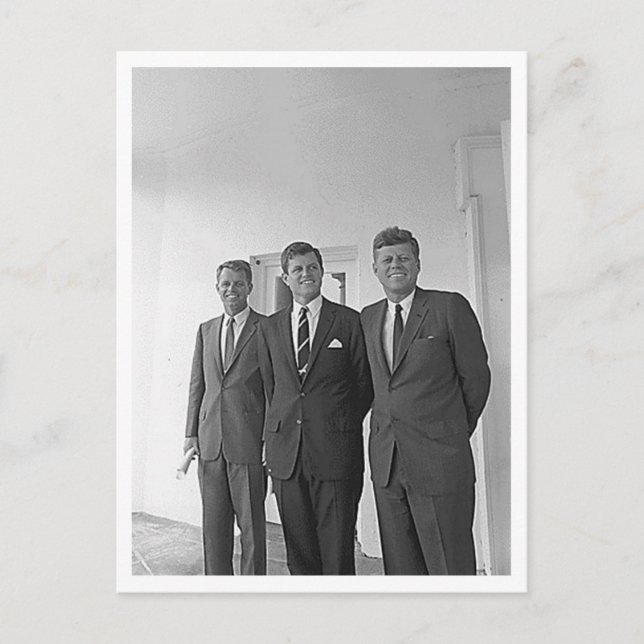 Kennedy Brothers, John, Ted, Robert Postcard (Front)