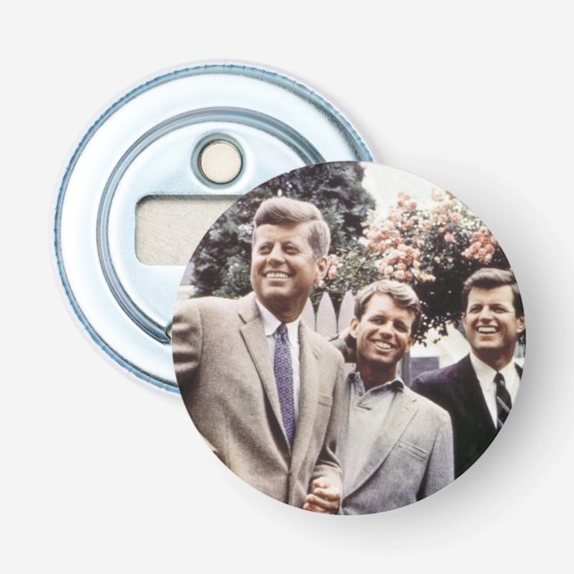 Kennedy Brothers, President John, Robert & Ted Bottle Opener (Front)