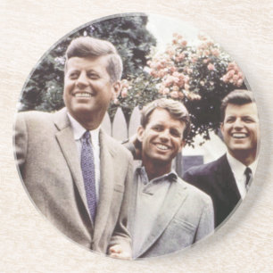 Kennedy Brothers, President John, Robert & Ted Coaster