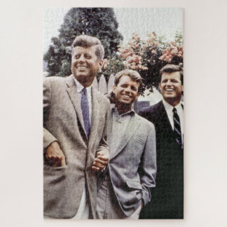 Kennedy Brothers, President John, Robert & Ted Jigsaw Puzzle