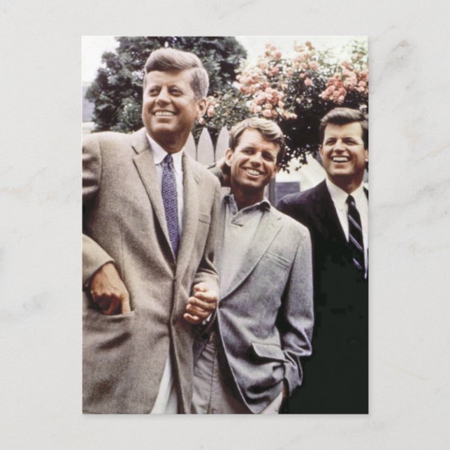 Kennedy Brothers, President John, Robert & Ted Postcard (Front)