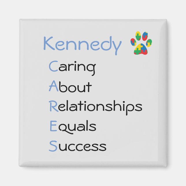 Kennedy CARES magnet (Front)