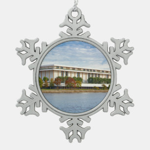 Kennedy Centre Snowflake Pewter Christmas Ornament