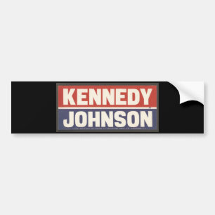 Kennedy et autocollant de Johnson