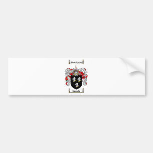KENNEDY FAMILY CREST -  KENNEDY COAT OF ARMS BUMPER STICKER
