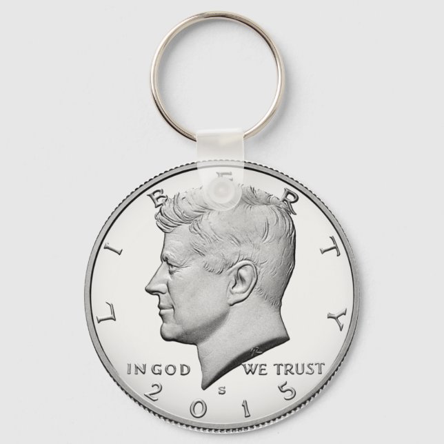 Kennedy Half Dollar image Keychain (Front)