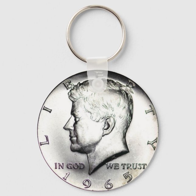 Kennedy Half Dollar Key Chain. Keychain (Front)
