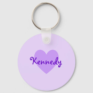 Kennedy in Purple Keychain
