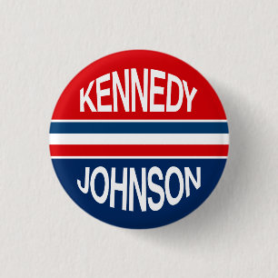 Kennedy Johnson 1960 Campaign Button