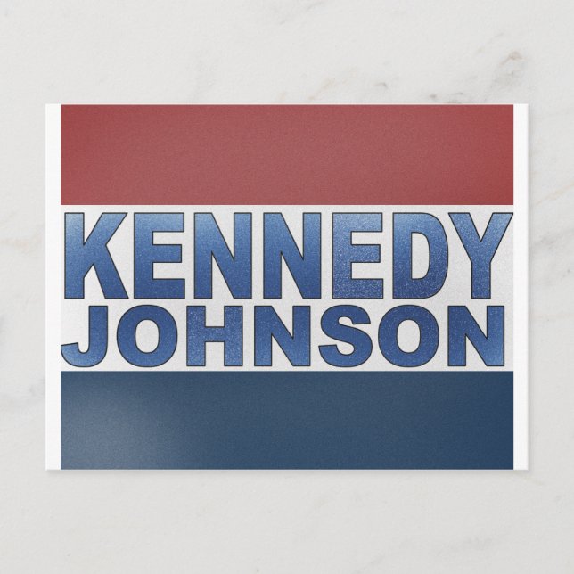 Kennedy Johnson Campaign Postcard (Front)