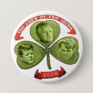 Kennedy Luck o' the Irish Button