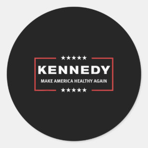 Kennedy Maha Make America Healthy Again Rfk Jr. Su Classic Round Sticker