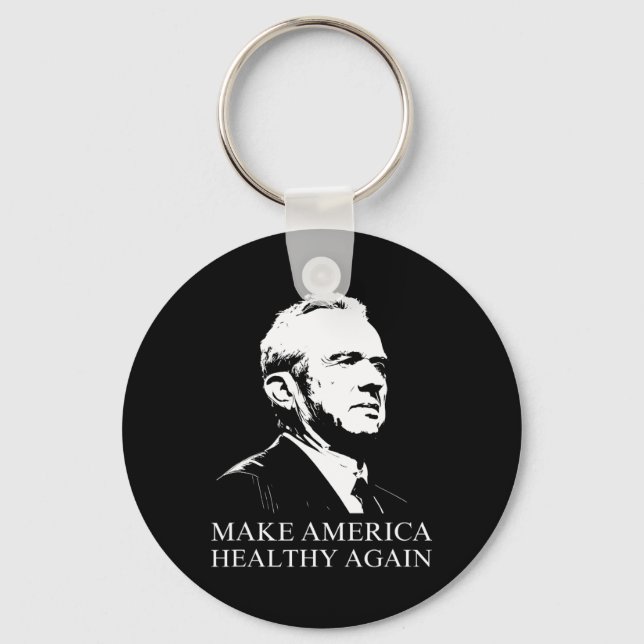 Kennedy Rfk Jr. Make America Healthy Again Maha Tr Keychain (Front)