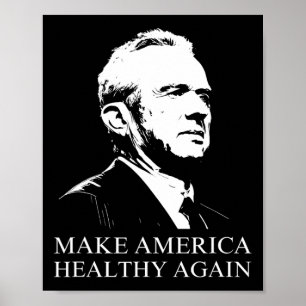 Kennedy Rfk Jr. Make America Healthy Again Maha Tr Poster