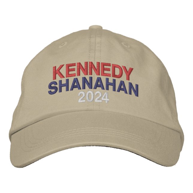 KENNEDY RFK JR SHANAHAN 2024 EMBROIDERED HAT (Front)